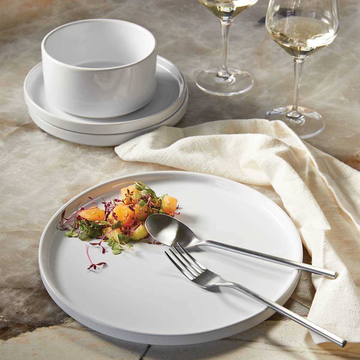 Threshold New 12pc Stoneware Stella Dinnerware Sets