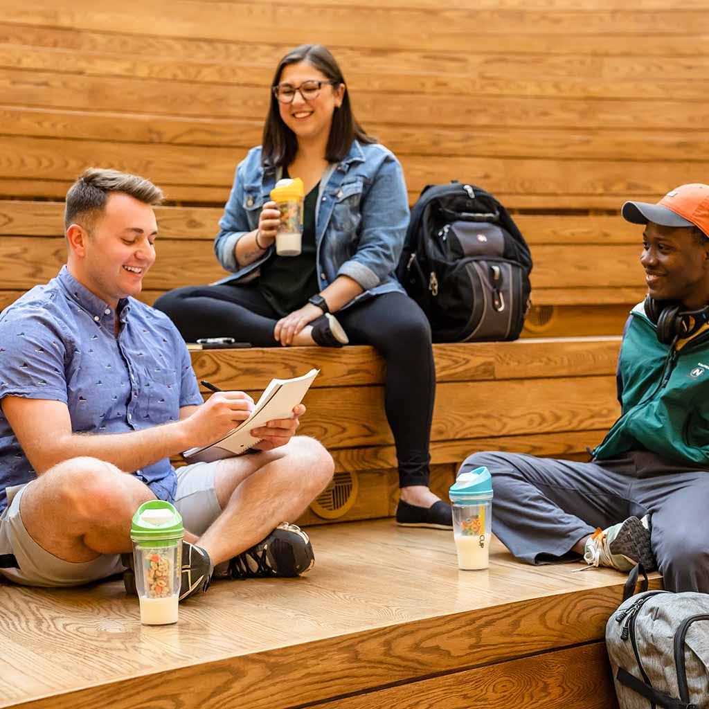 CrunchCup XL Portable Plastic Cereal Cup for Breakfast on The Go