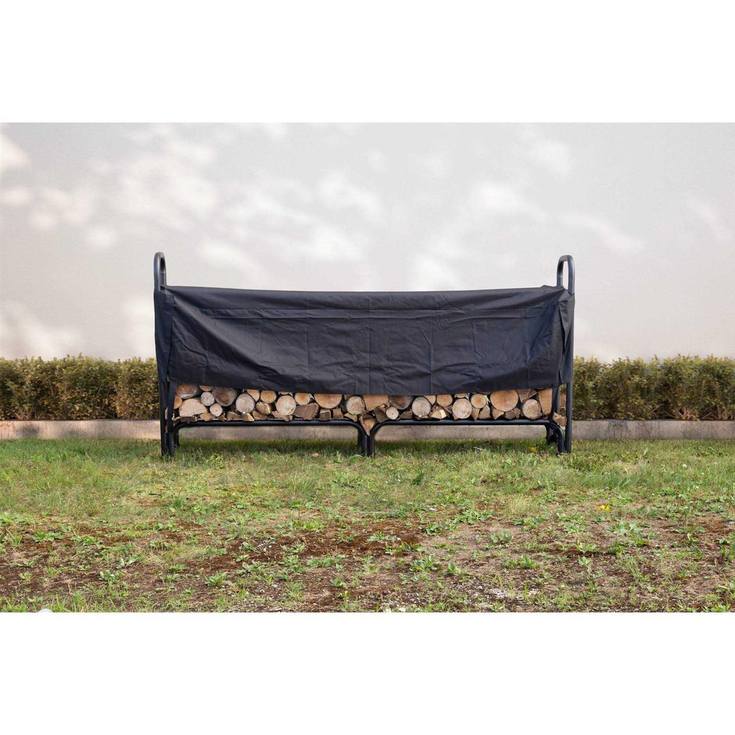 Pleasant Hearth Half Polyester Cover Outdoor Log