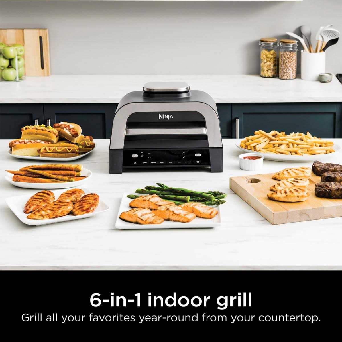Ninja Foodi 6-in-1 Smart XL Dual Temp ProbeGrill/Air Fryer