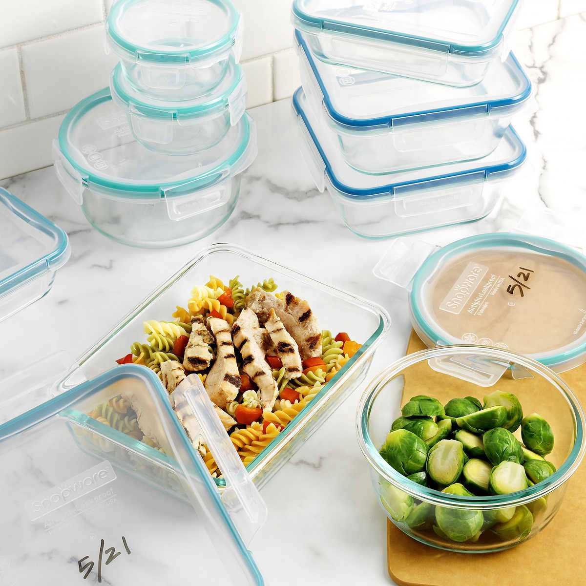Snapware 18-piece Pyrex Glass Food Storage Set