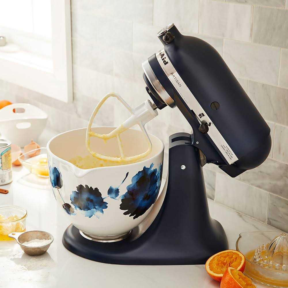 KitchenAid 5 Quart Patterned Ceramic Bowl KSM2CB5PIW