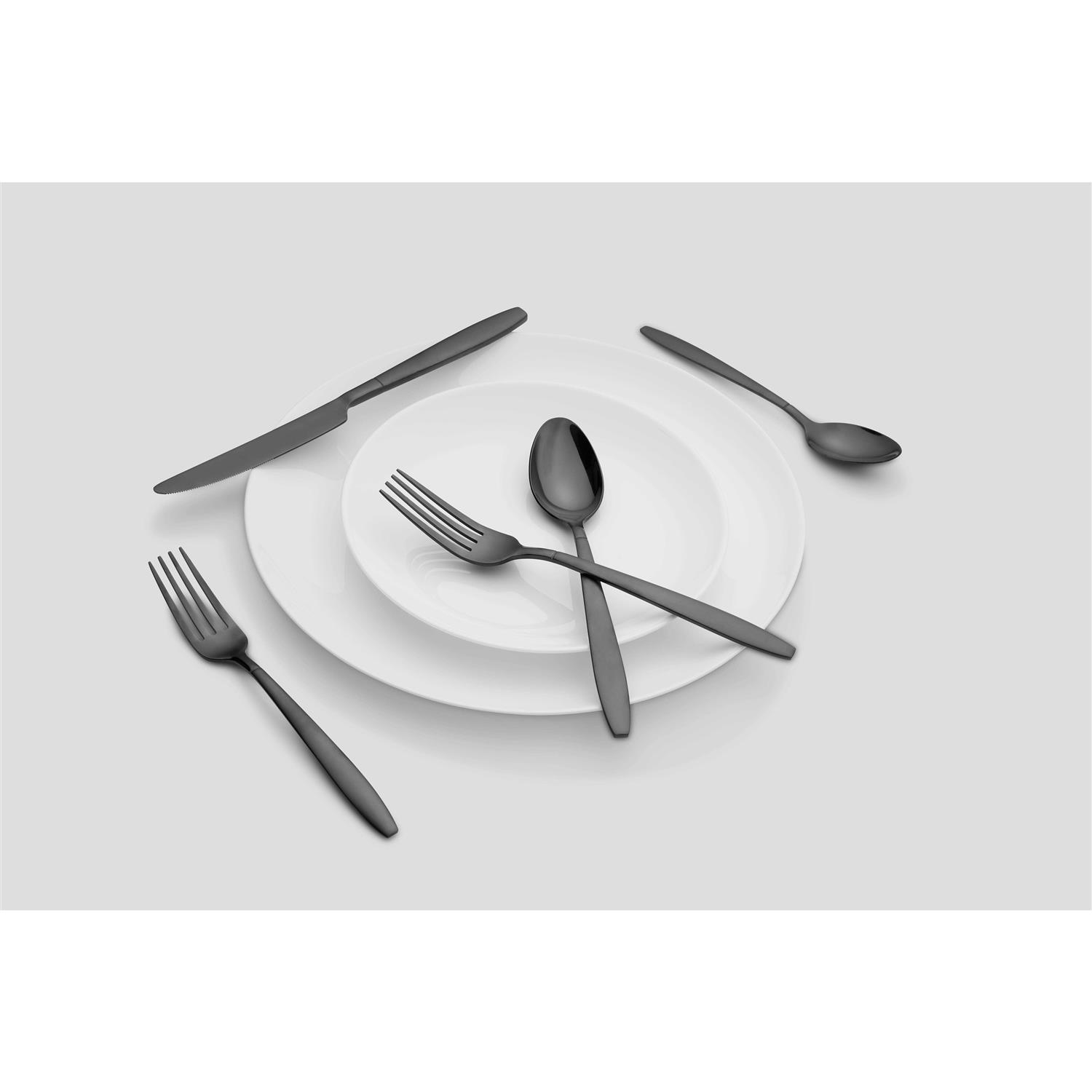 Graze by Cambridge Mathison Sand/Mirror Stainless Steel Flatware Set