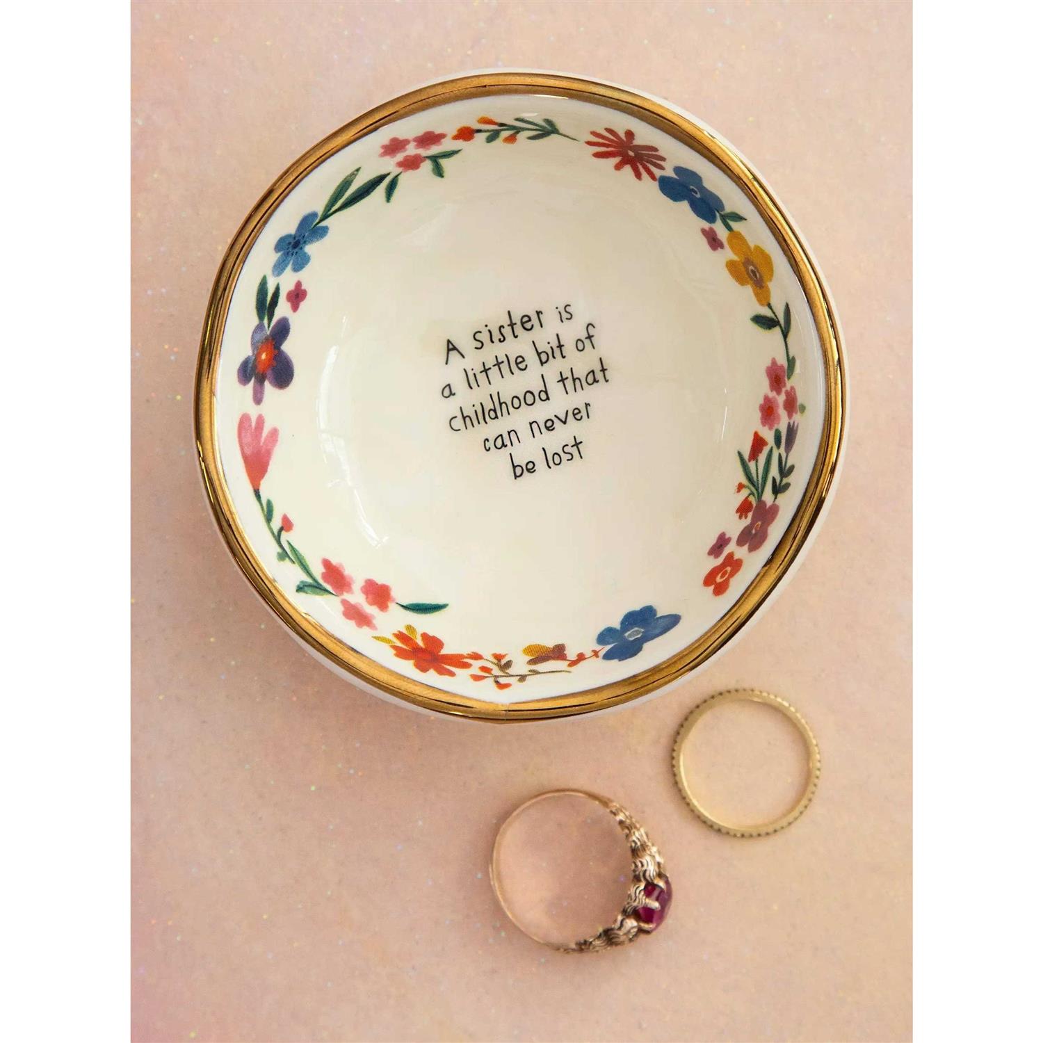 Natural Life Ceramic Giving Trinket Bowl