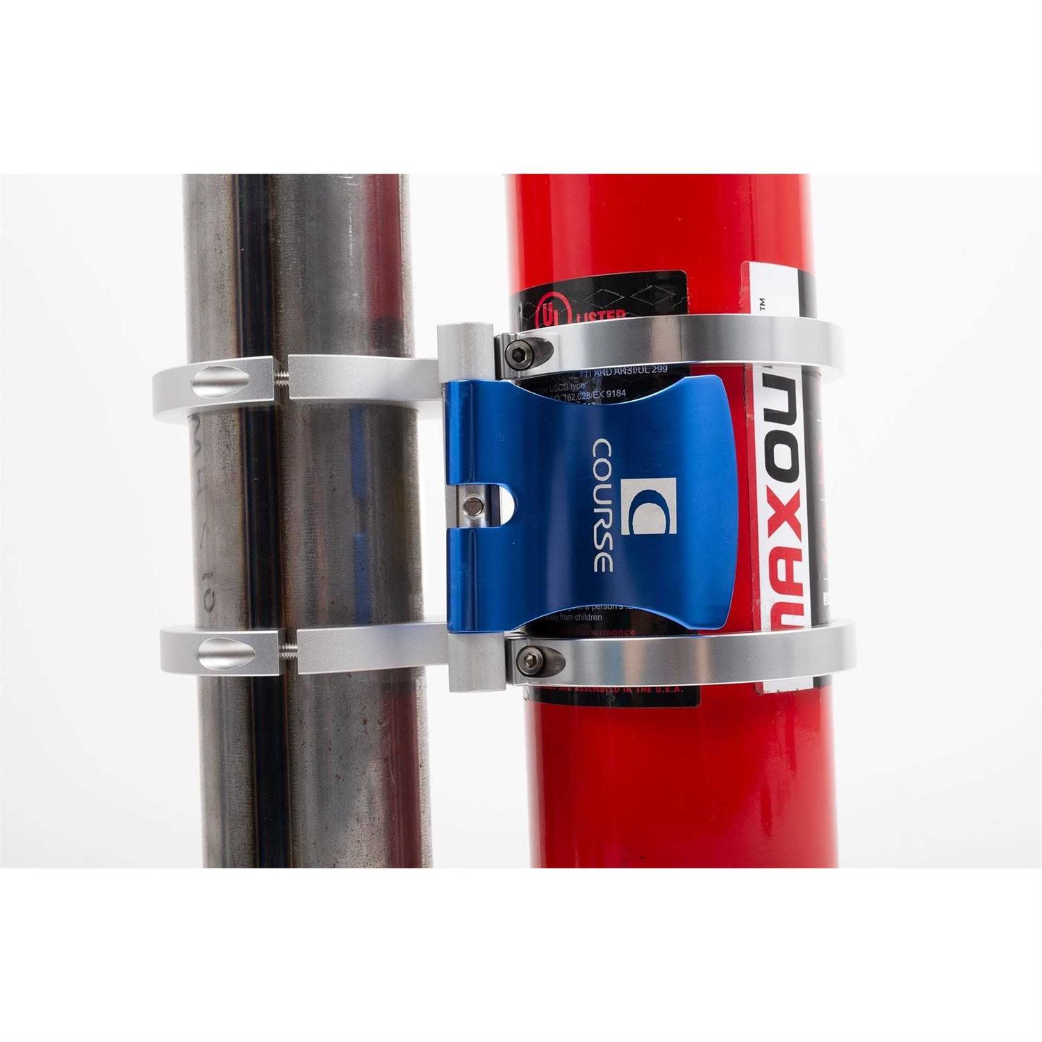 Course Motorsports Cam-lock Fire Extinguisher Quick Release – For High Vibration Applications Aluminum / Black