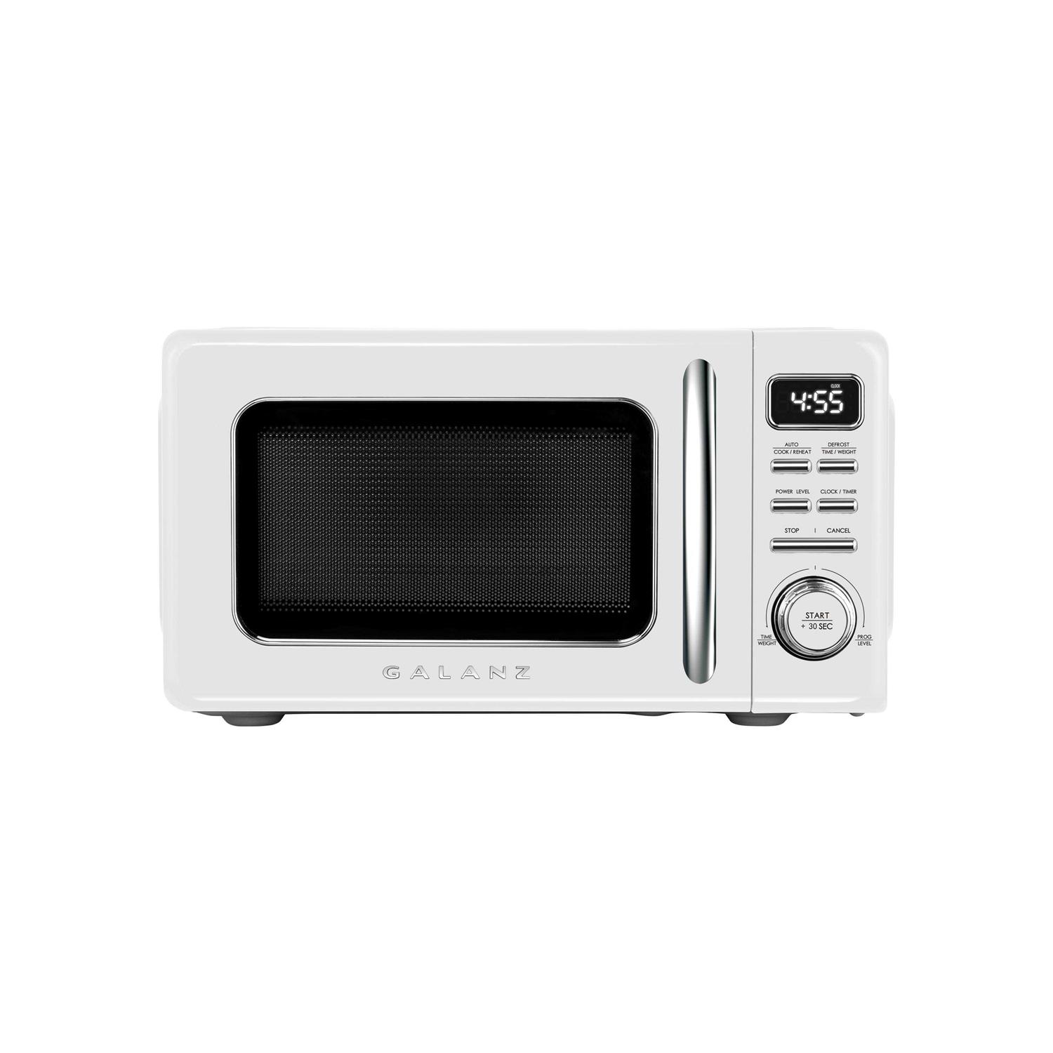 Galanz Retro Countertop Microwave Oven with Auto Cook & Reheat