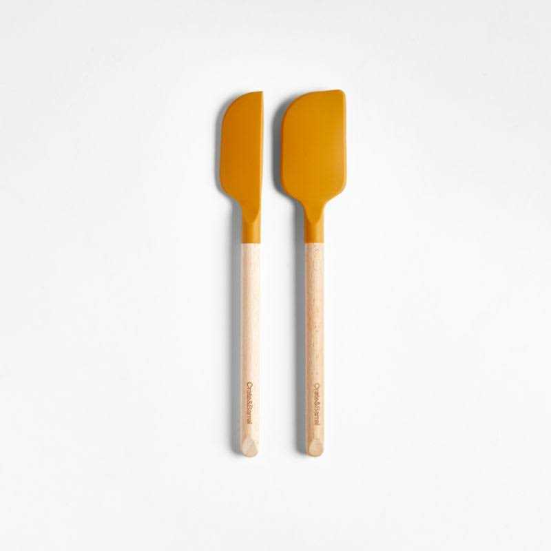 Crate & Barrel Silicone and Mini Spatulas