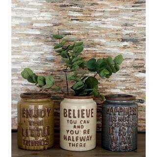 Denmark White Serving Tray with Copper Handles