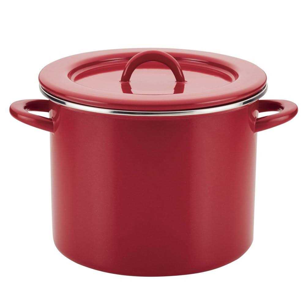 Rachael Ray Enamel on Steel Stockpot