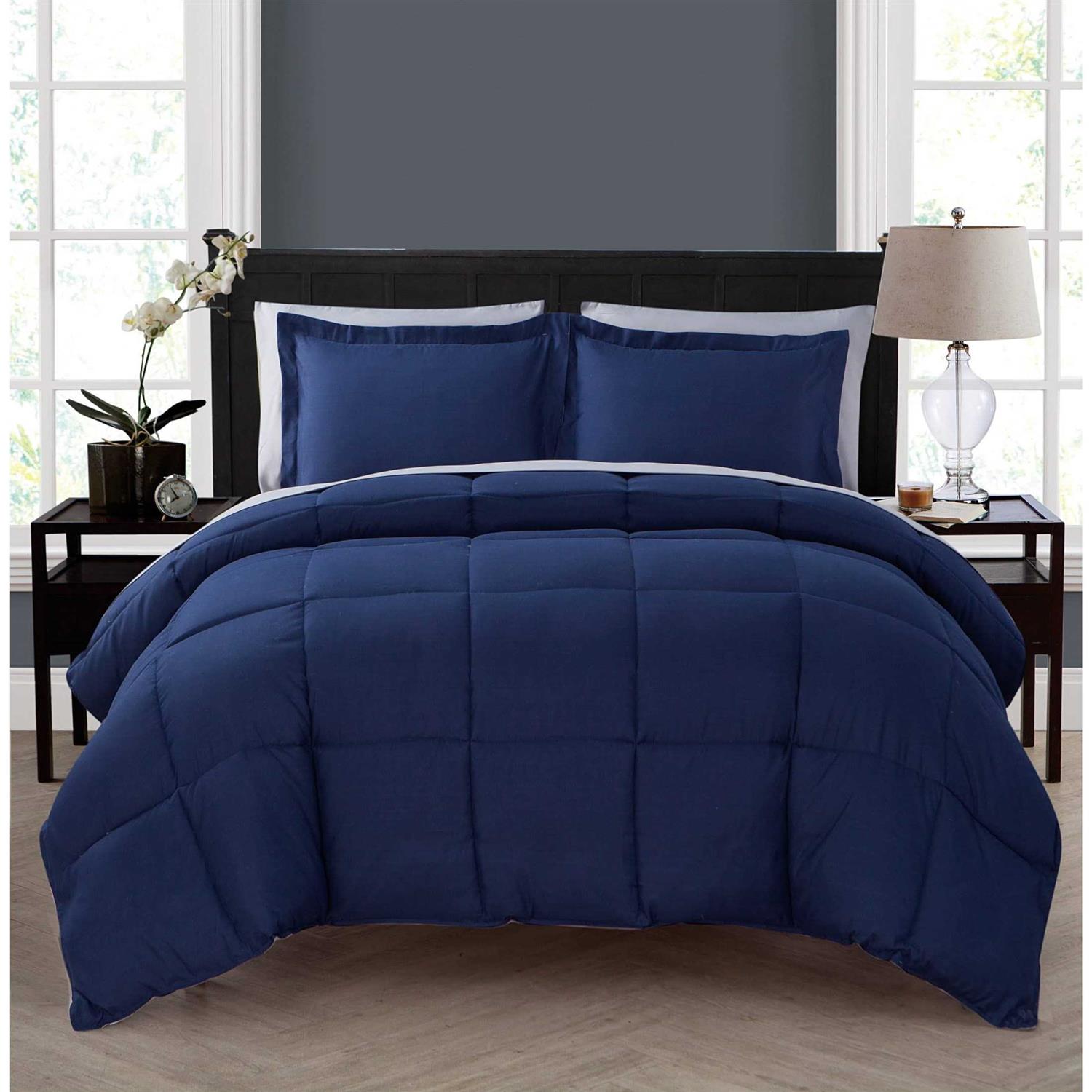 Vcny Home Lincoln Down Alternative Bed-in-a-Bag Comforter Set