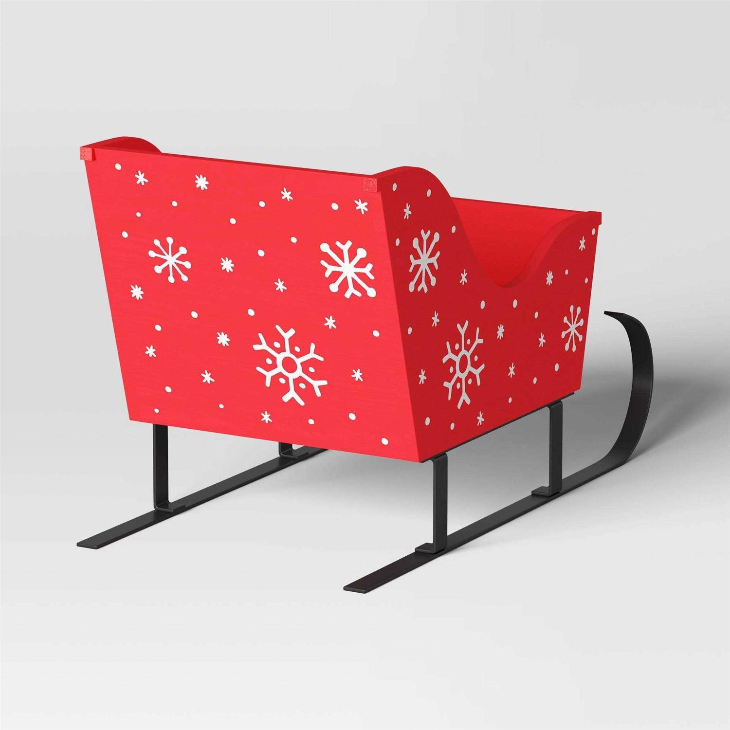 Wondershop 5.25 Featherly Friends Sleigh Christmas Figurine