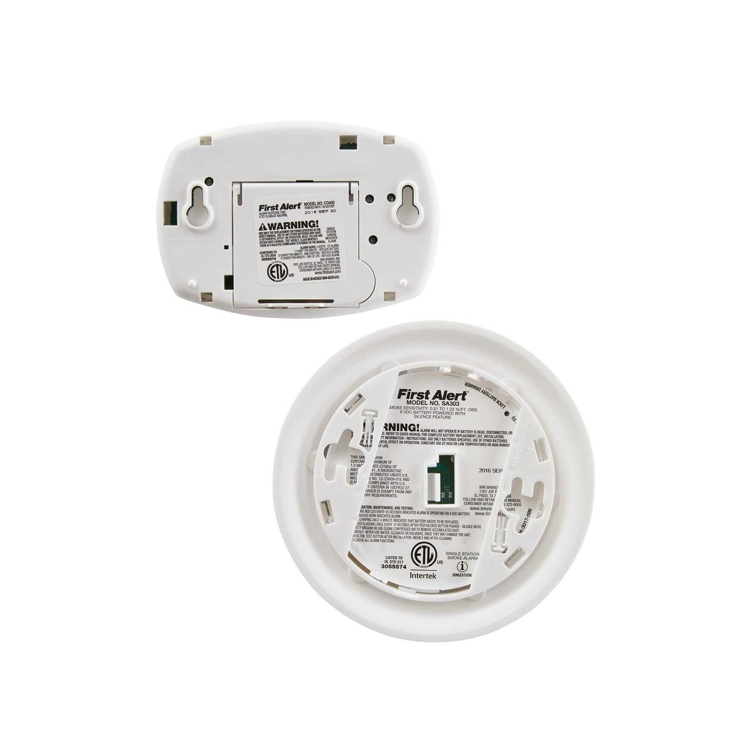 First Alert Smoke Carbon Monoxide Detector Combo Pack