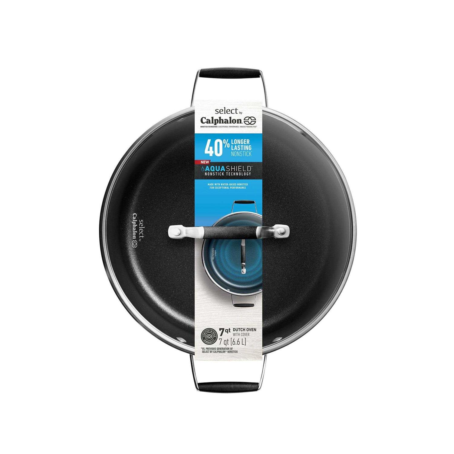 Select by Calphalon Hard-Anodized Nonstick 7 Qt. Dutch Oven with Lid