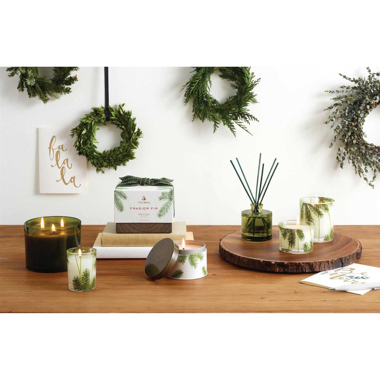 Thymes Frasier Fir Pine Needle Votive Candle