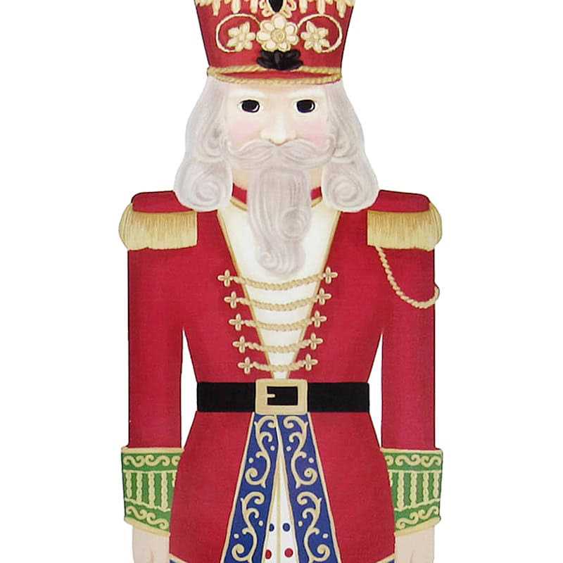 At Home Wooden Porch 35 Nutcracker Soldier