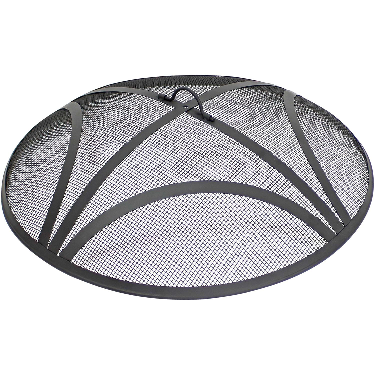 Sunnydaze Decor Reinforced Steel Mesh Fire Pit Spark Screen