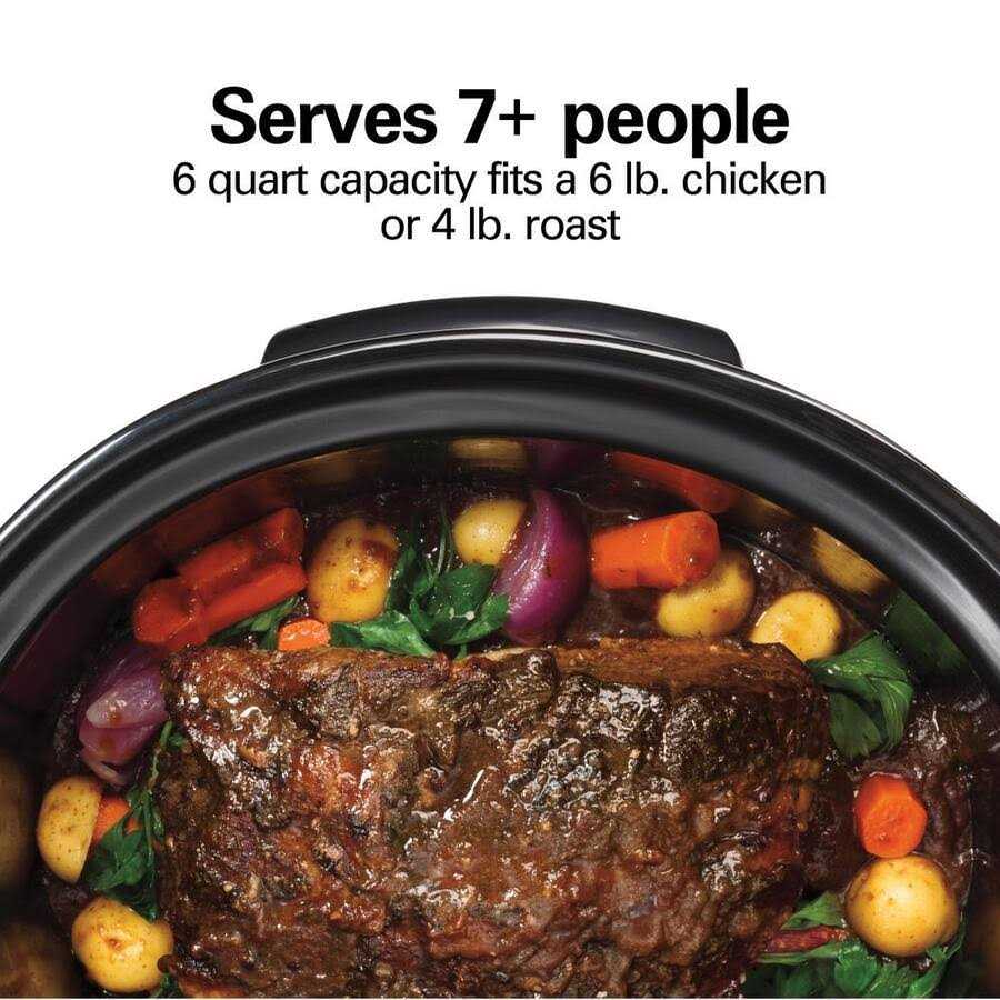 Hamilton Beach 6-qt Programmable Defrost Slow Cooker