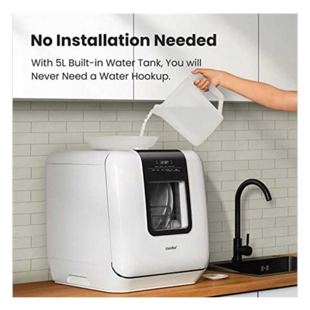 Comfee 16.5-in Portable Countertop Dishwasher CDC17P2AWW