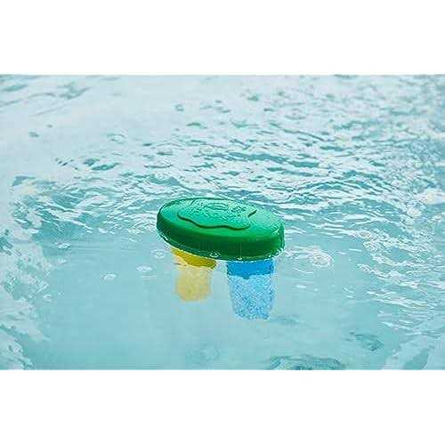4 FROG Serene Bromine Replacement Cartridges for Hot Tubs for use only with FROG Serene In-Line and Floating Sanitizing Systems + FROG Test Strips