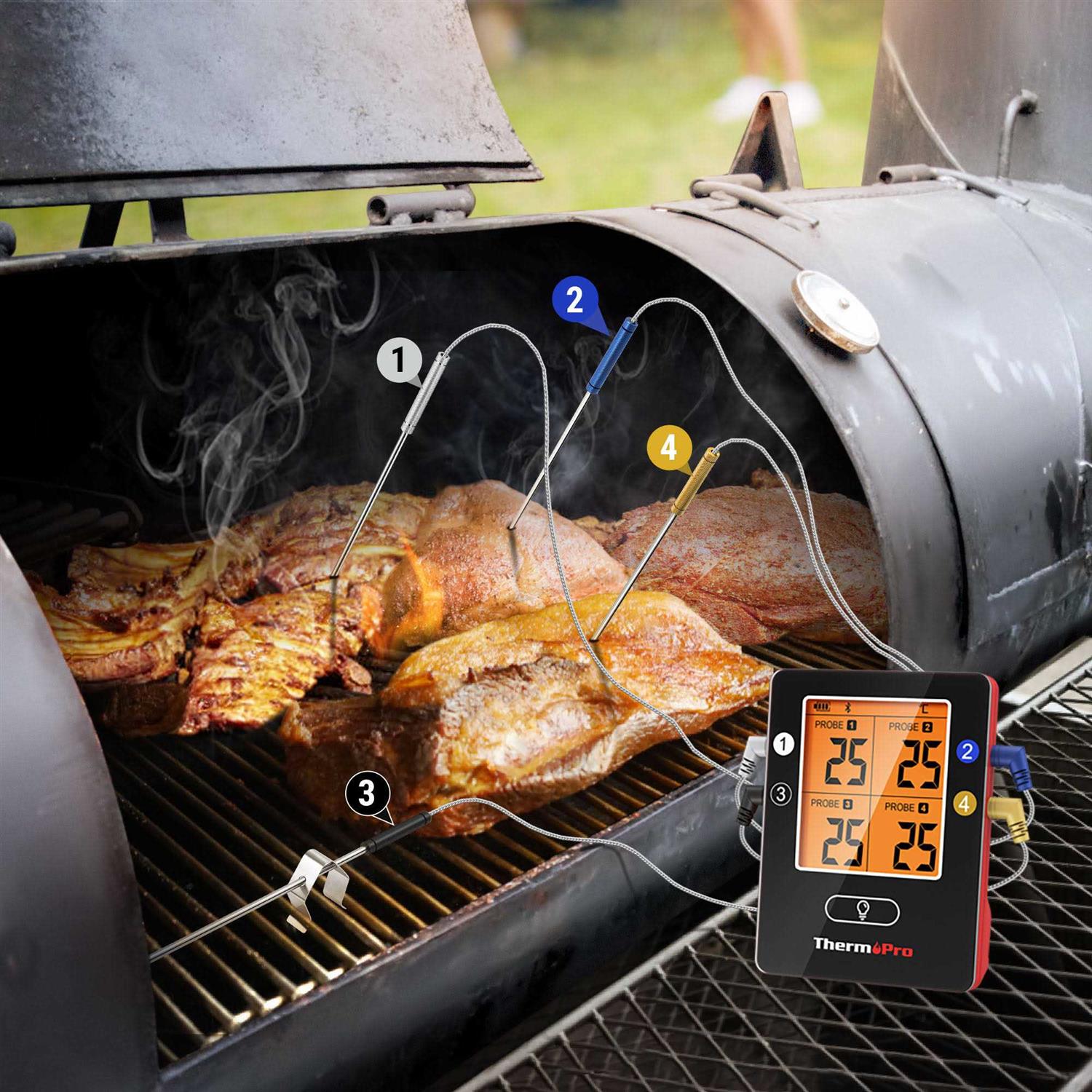 ThermoPro TP25W LCD Bluetooth Enabled Grill/Meat Thermometer