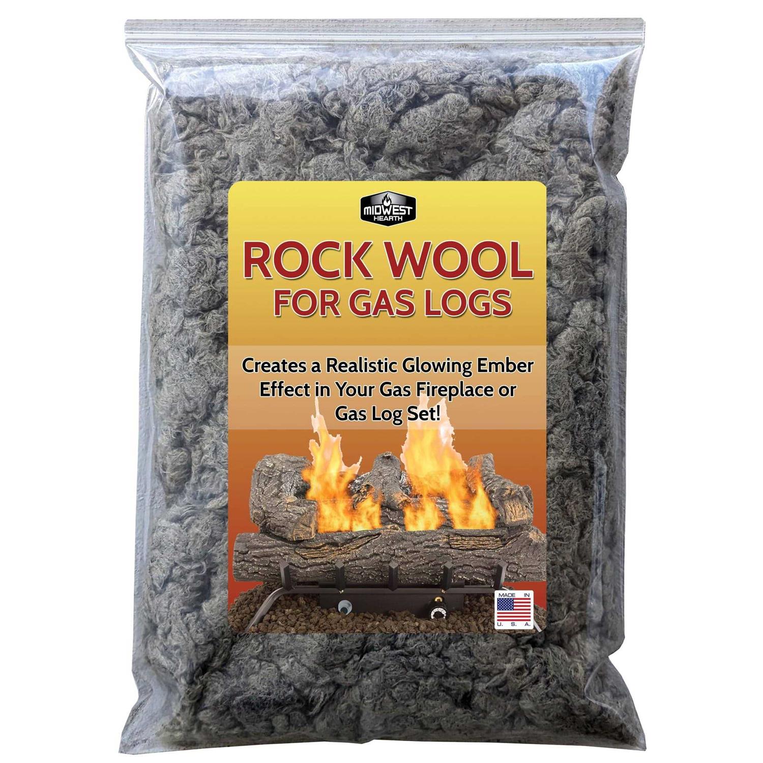 Midwest Hearth Rock Wool For Gas Log