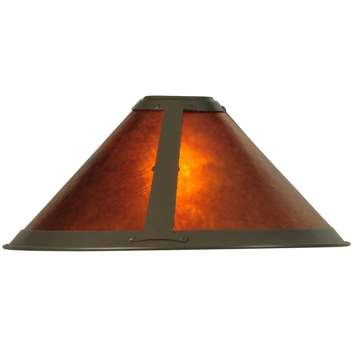 Meyda Tiffany Sutter Shade in Amber Mica