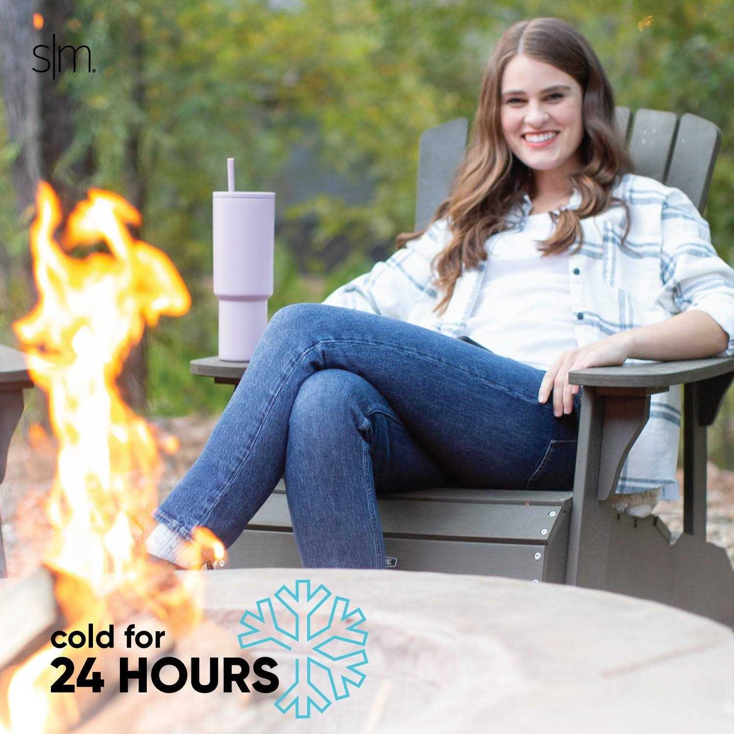 Simple Modern 40 oz Tumbler with Handle and Straw Lid