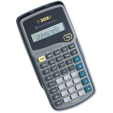 Texas Instruments TI-30Xa Scientific Calculator