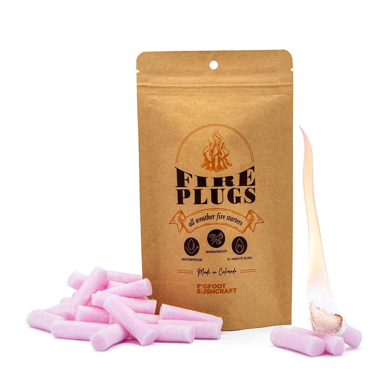 Non-Toxic Waterproof Fire Starters with 5+ Minute Burn for Emergencies