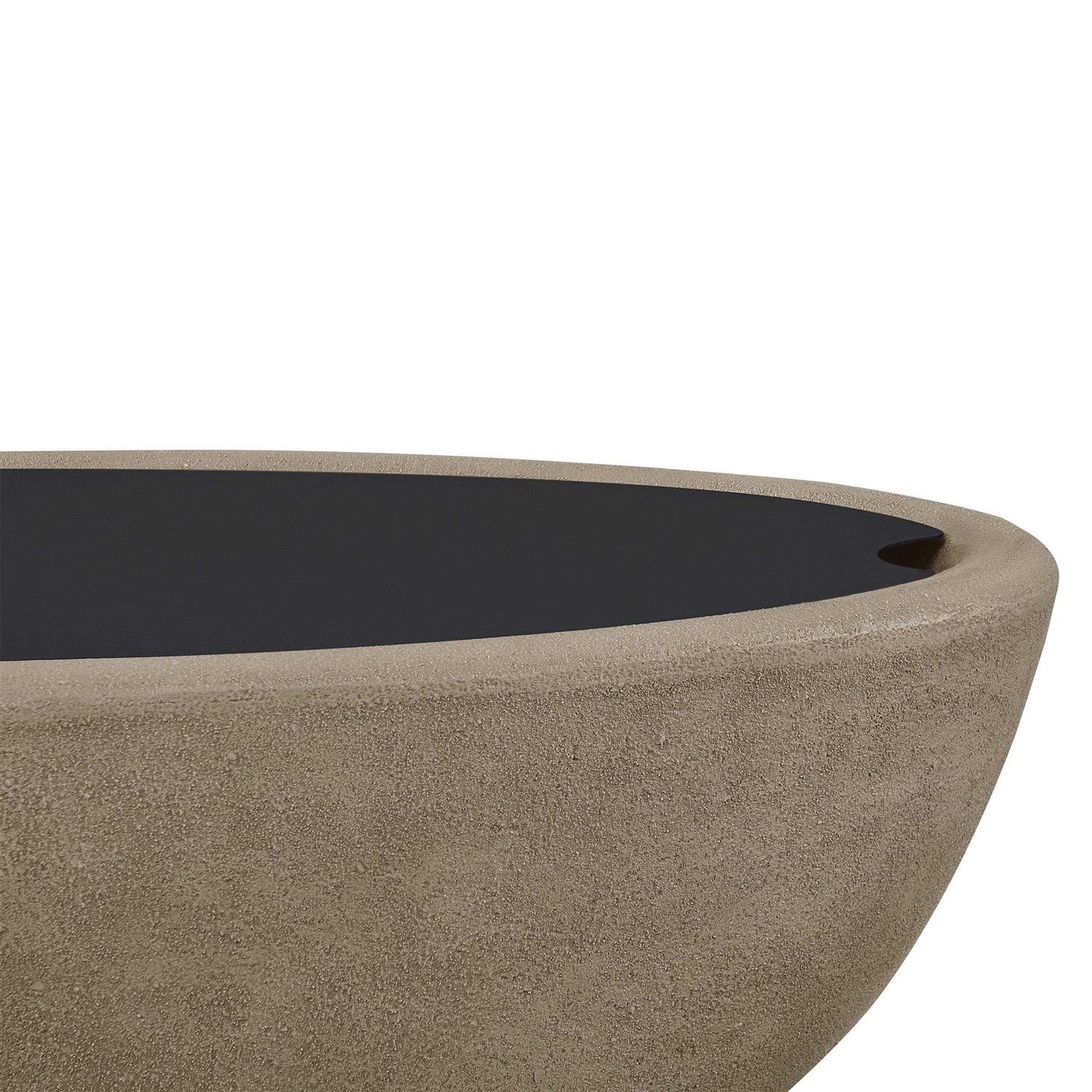 Real Flame Riverside Oval Powder Coated Steel Lid