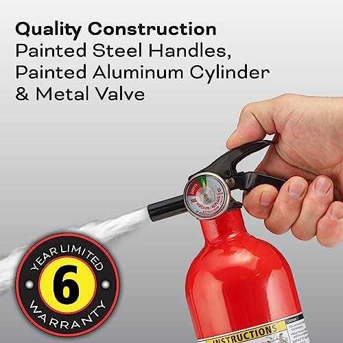 Kidde Kitchen Fire Extinguishers for Home & Office Use, 2 Pack One 1-A:10-B:C and One Specialty Kitchen Extinguisher