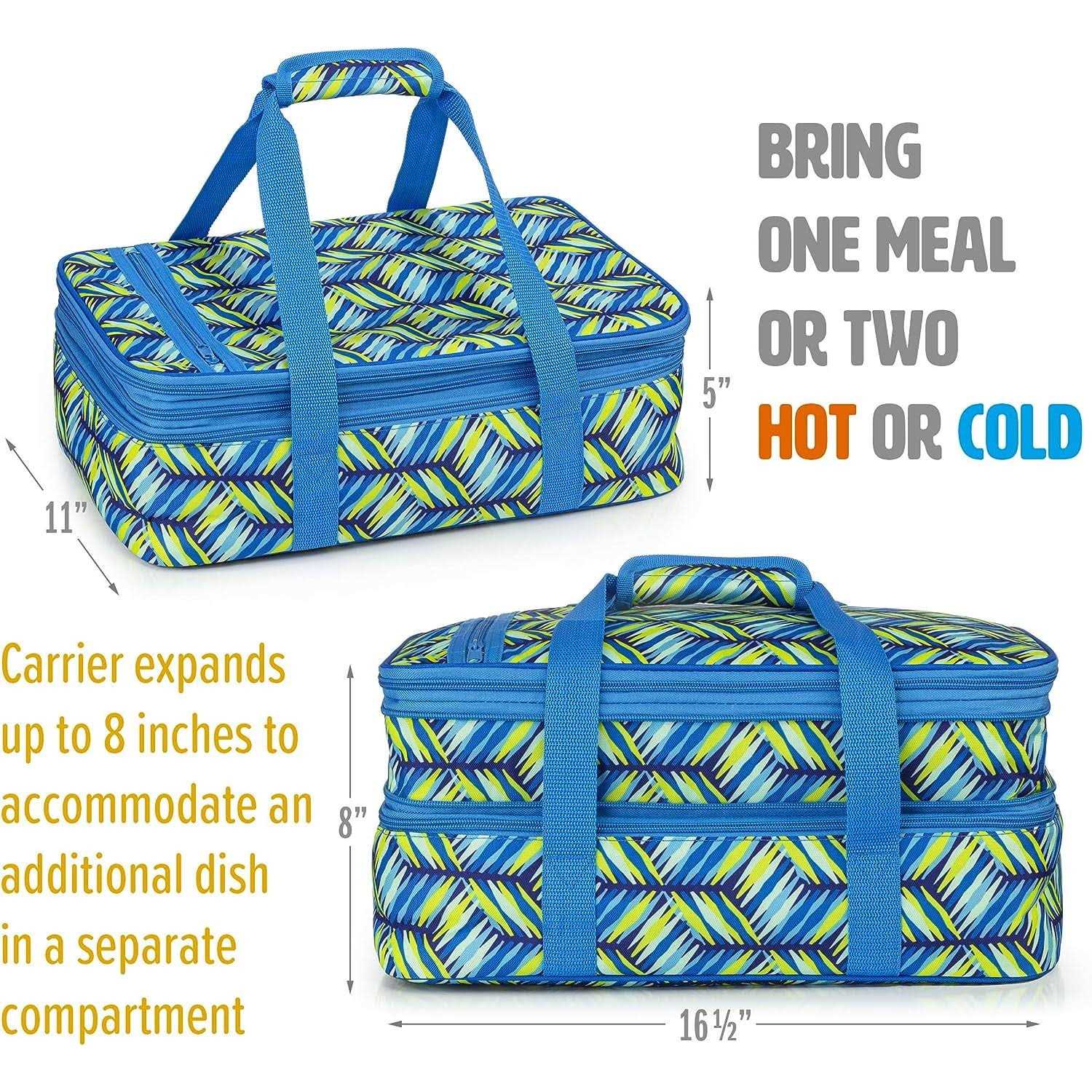 Vp Home Double Casserole Insulated Travel Carry Bag