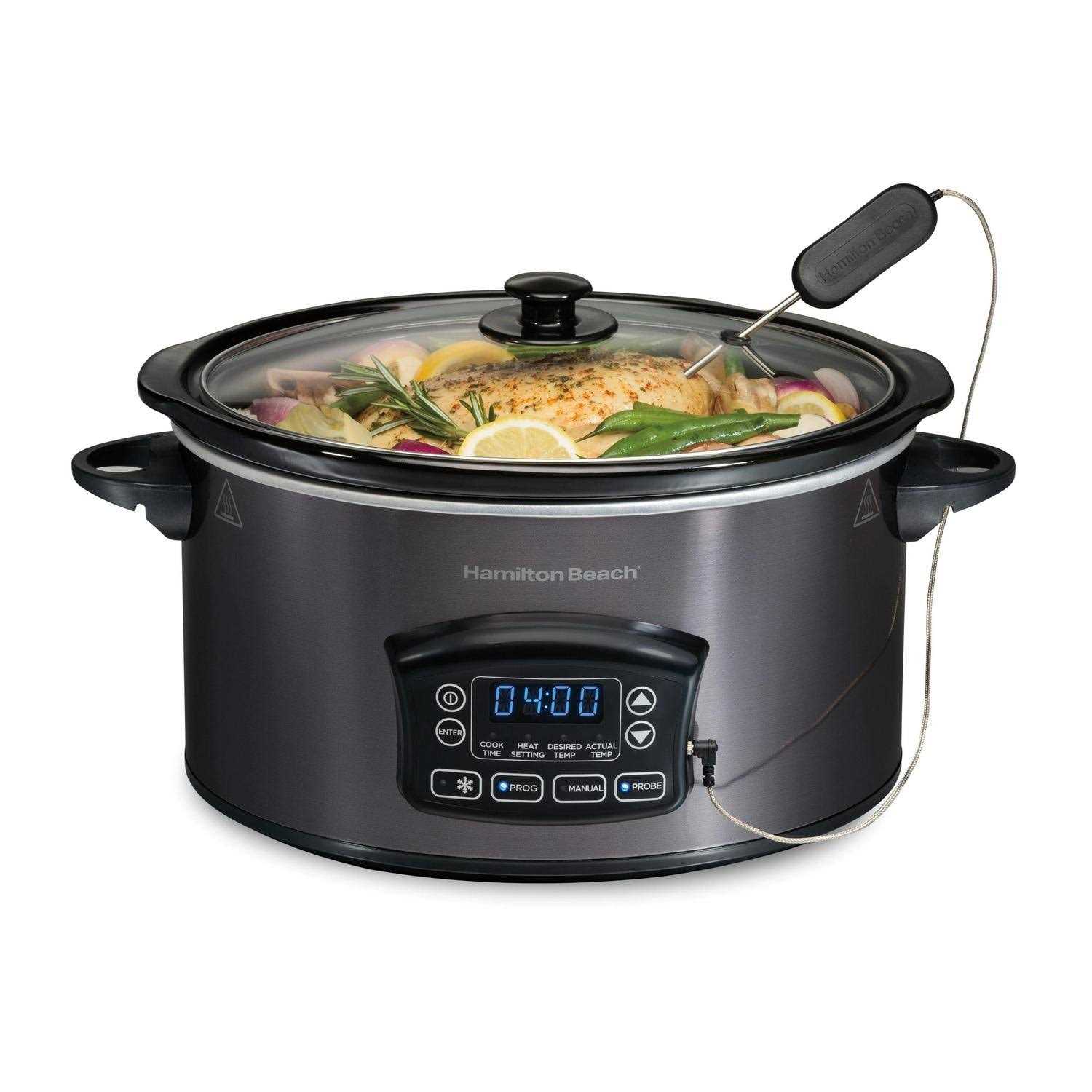 Hamilton Beach 6-qt Programmable Defrost Slow Cooker