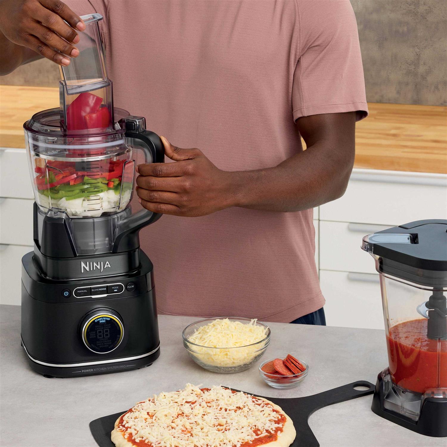 Ninja Detect Kitchen System Power Blender + Processor Pro with BlendSense Technology TB401