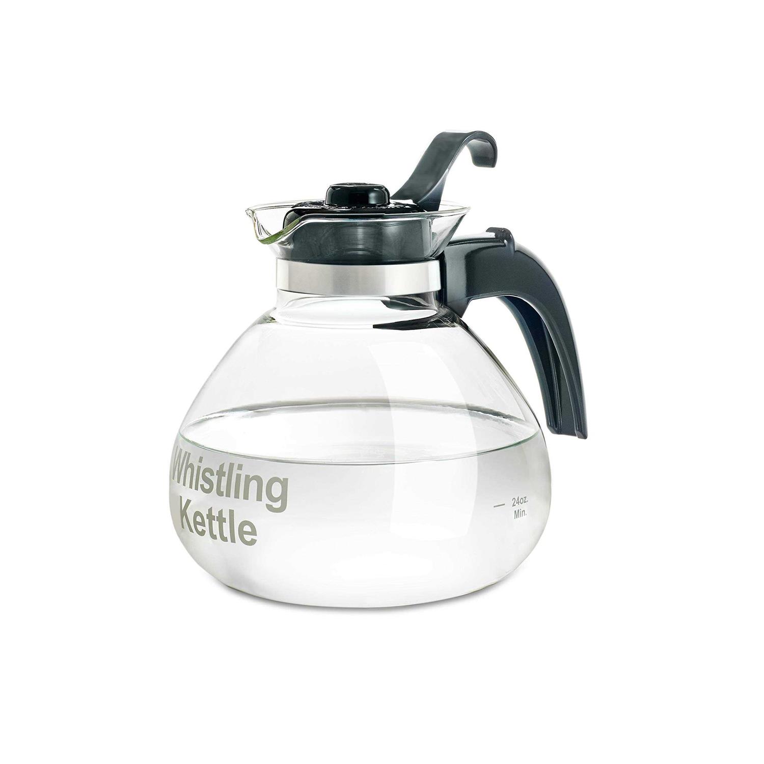Medelco Glass Whistling Kettle