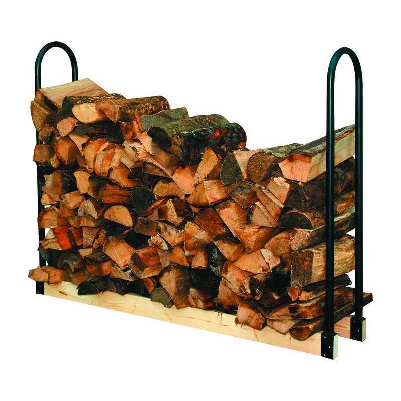 Panacea Log Rack Black Powder Coated Steel