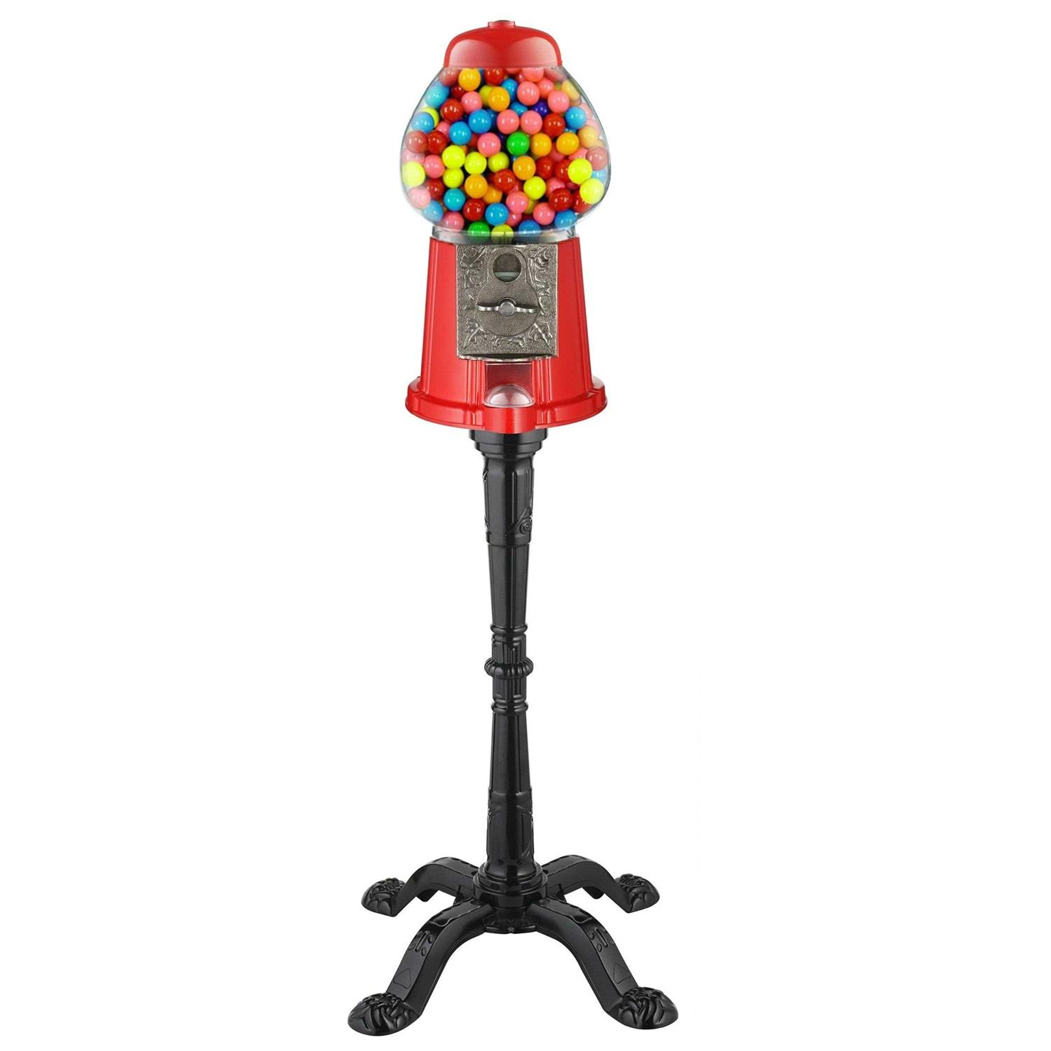 Great Northern Popcorn 6260 15 Vintage Candy Gumball Machine & Bank with Stand