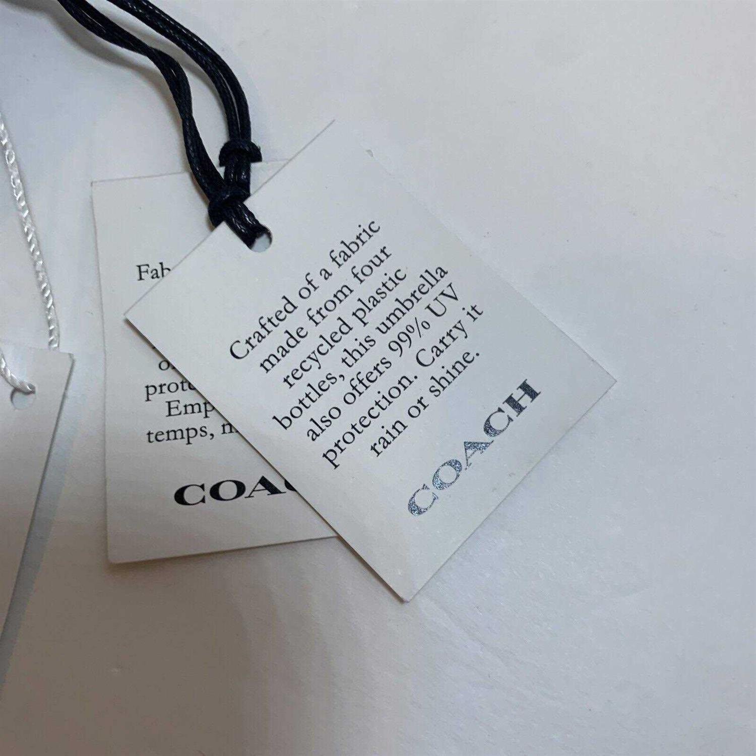 Coach Outlet Uv Protection Mini Umbrella In Leopard Print