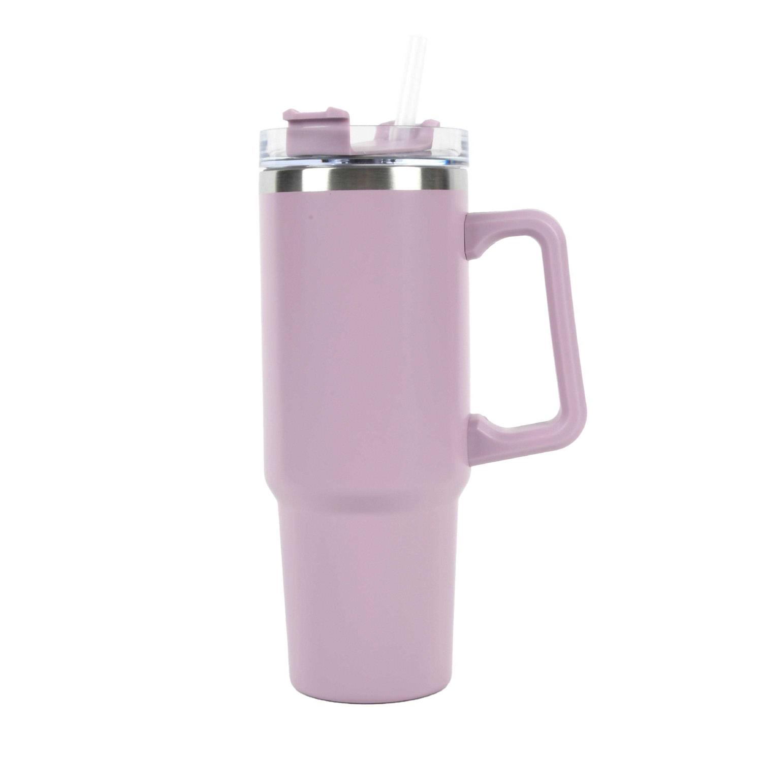 New View Gifts and Accessories Hydration 30 oz. Insulated Stainless Travel Tumbler with Straw New View Gifts and Accessories