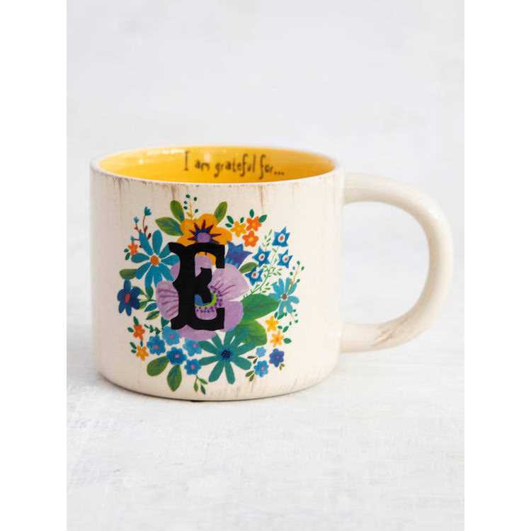 Natural Life Initial Coffee Mug
