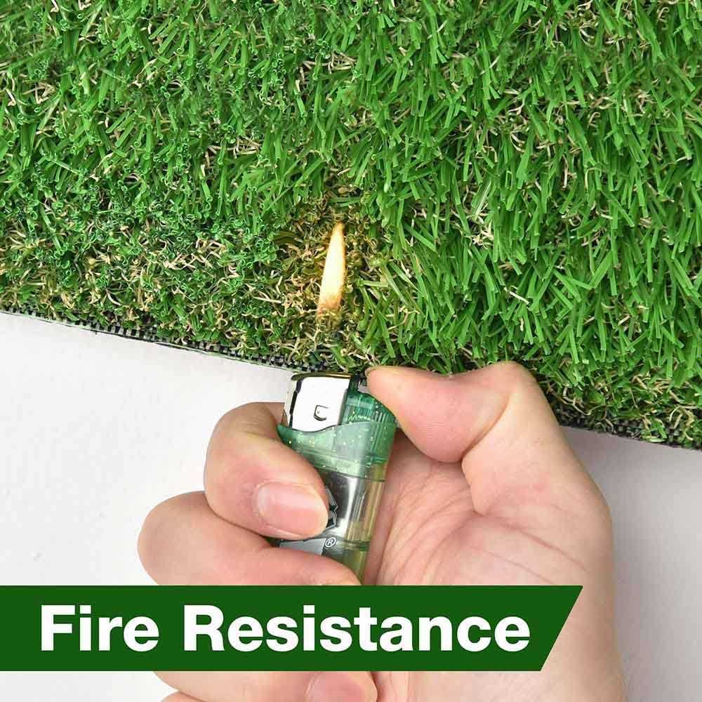 Yescom Artificial Grass Mat Fake Lawn Pet Turf Synthetic Garden Outdoor Indoor