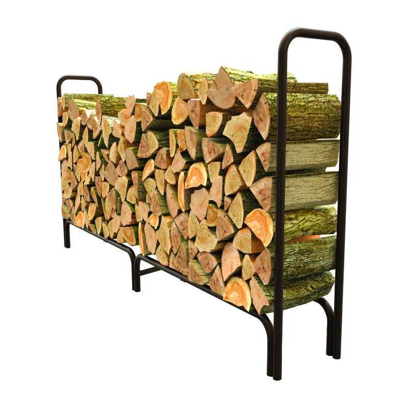 Panacea Log Rack Black Powder Coated Steel
