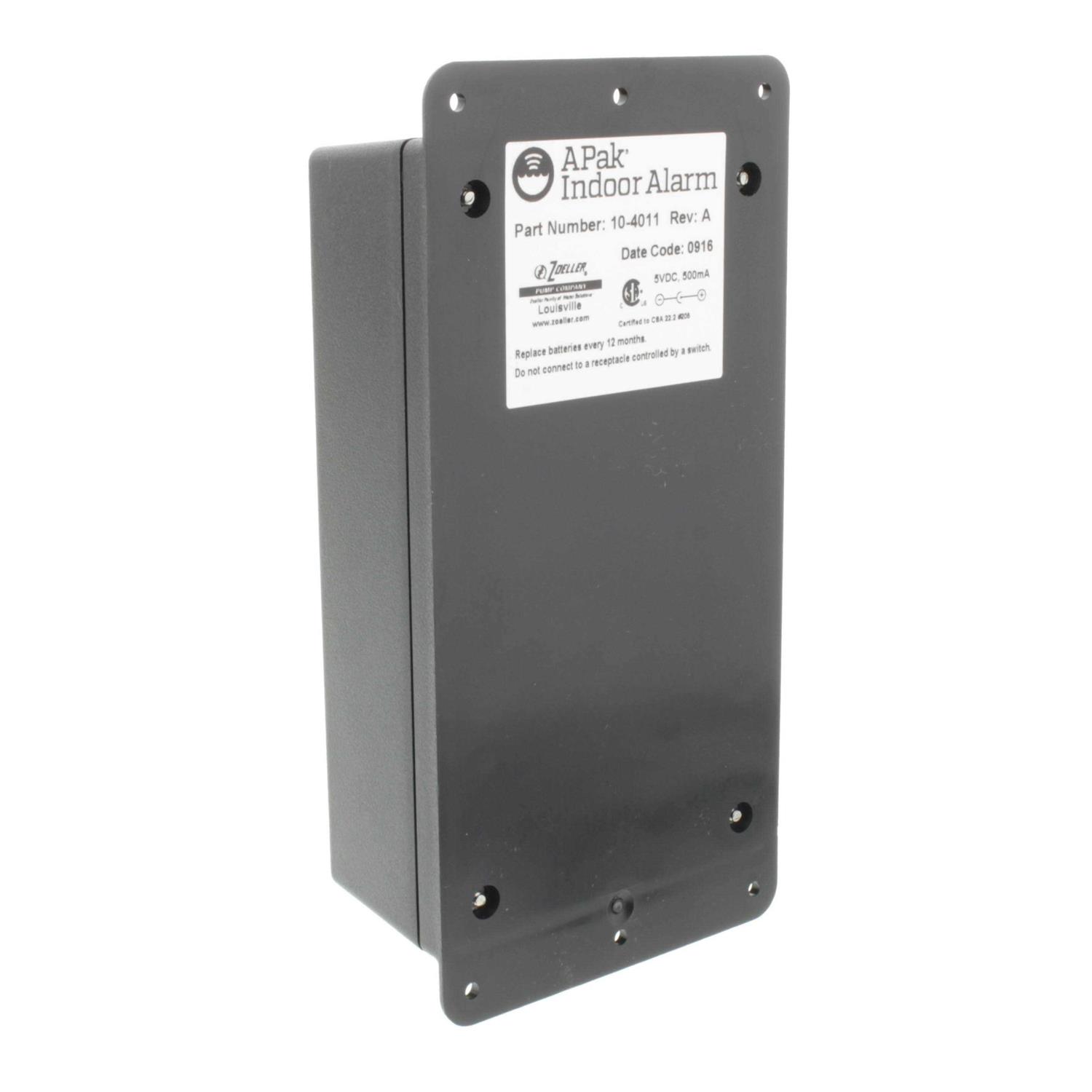 Zoeller 10-4011 APak Indoor Alarm System w/Reed Sensor