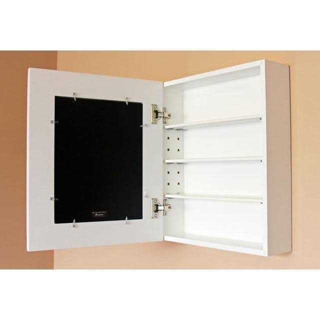 16.88 W x 19.88 H x 5.12 D Solid Wood Wall Mounted Bathroom Cabinet Fox Hollow Furnishings Finish