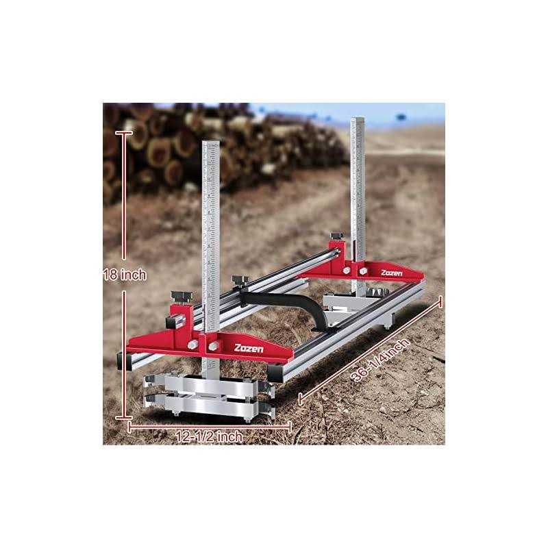 Zozen Chainsaw Mill Sawmill Saw Mill Portable Sawmill Can be Assembled into 3 sizes for Independent Use