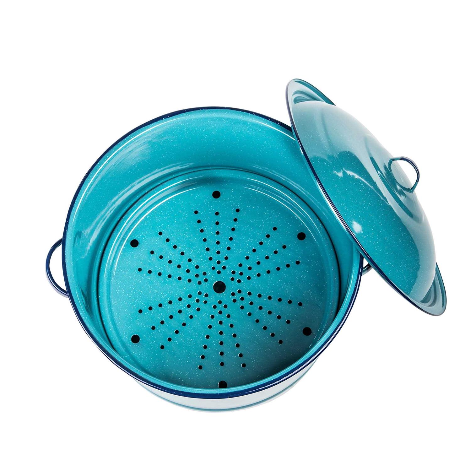 Cinsa Steel Steamer Pot 34 qt