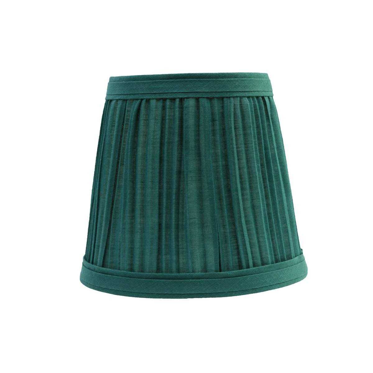 Renovators Supply Clip On Lamp Shade Fabric 4 inch Mini Clip Pleated