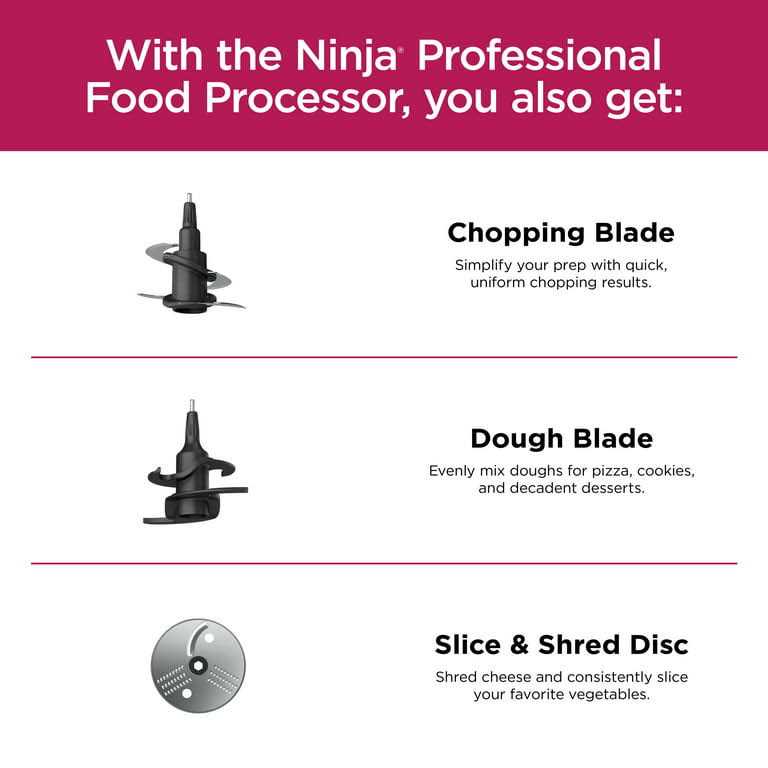 Ninja Professional Food Processor 850 Watts 9-Cup Capacity BN600