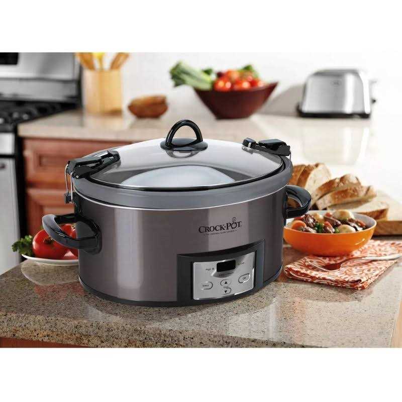 Crock Pot 7qt Cook & Carry Programmable Easy-Clean Slow Cooker