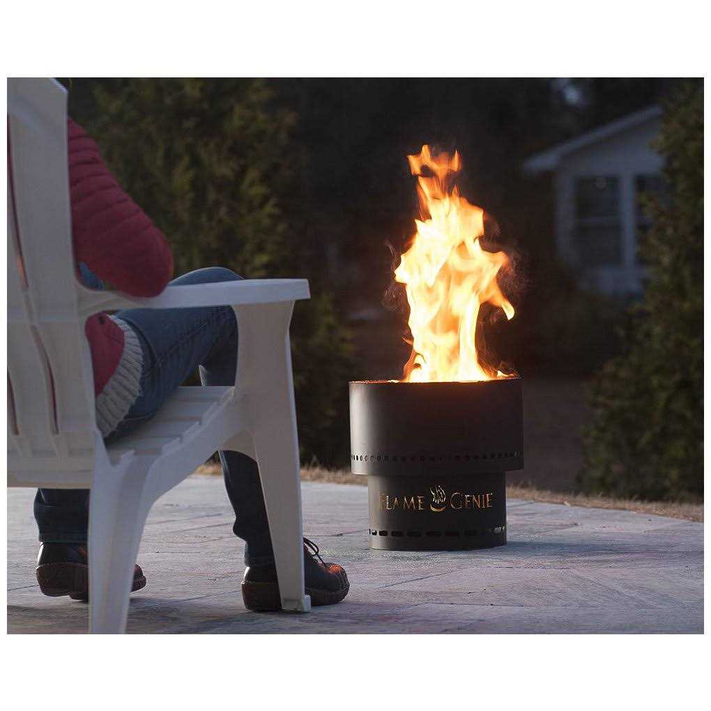 Steel Fire Pit Flame Genie